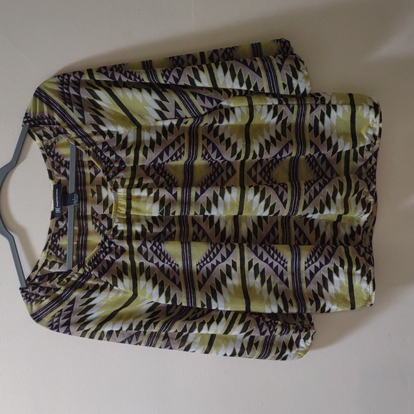 INC Aztec Pattern Blouses - Picture 1 of 4